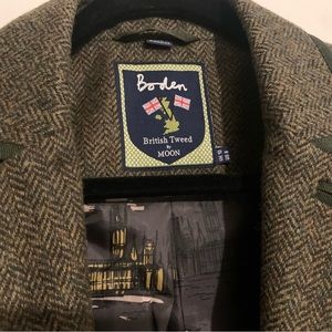 British tweed blazer, like new